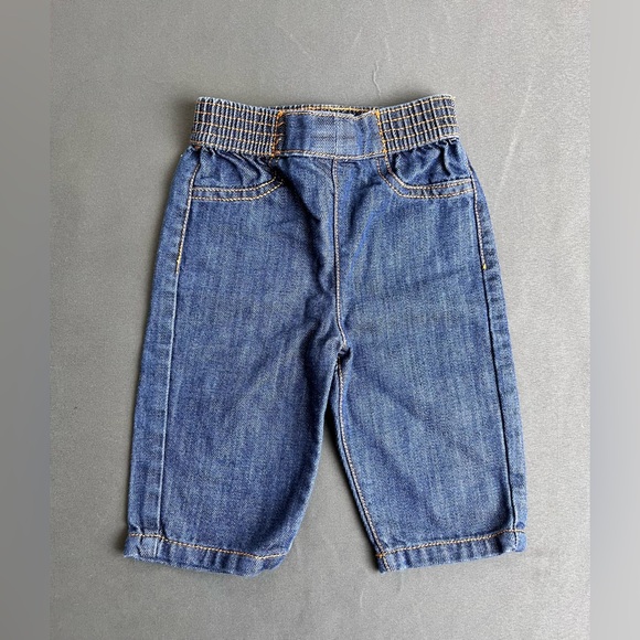 7 for all mankind baby romper footie and jeans size 0-3M - Picture 8 of 10